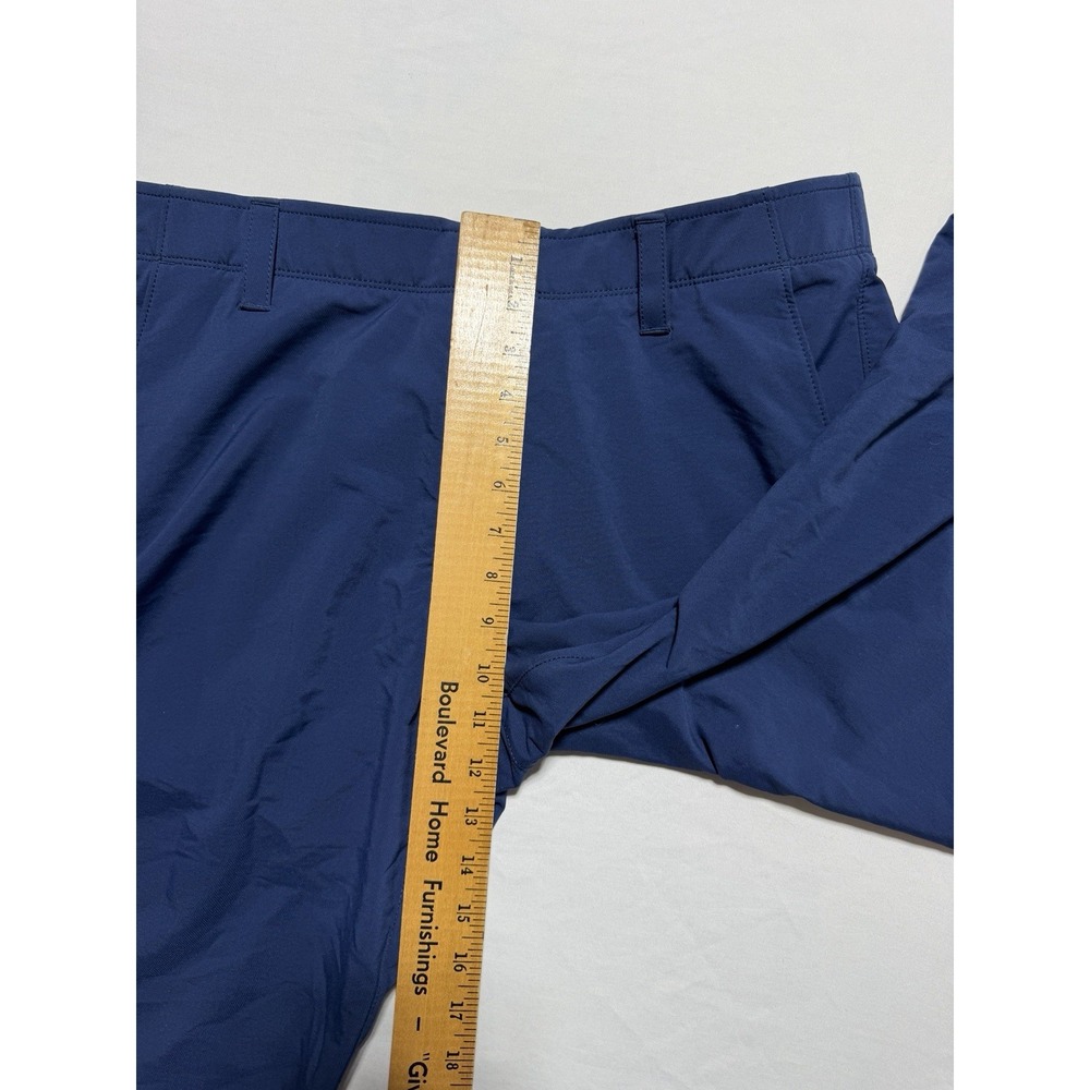 Under Armour Showdown Golf Pants Mens 36x32 Navy Blue HeatGear Loose Fit - Picture 6 of 9